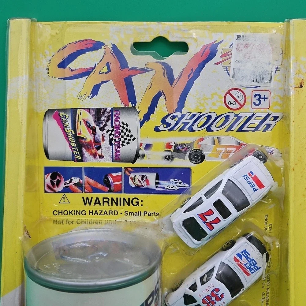 Special Edition Pepsi Can Shooter Die Cast Metal Golden‎ Wheel NOS